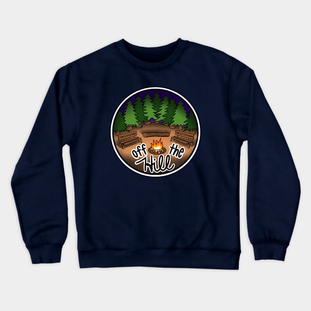 Off The Hill Crewneck Sweatshirt by SummerCampDesigns